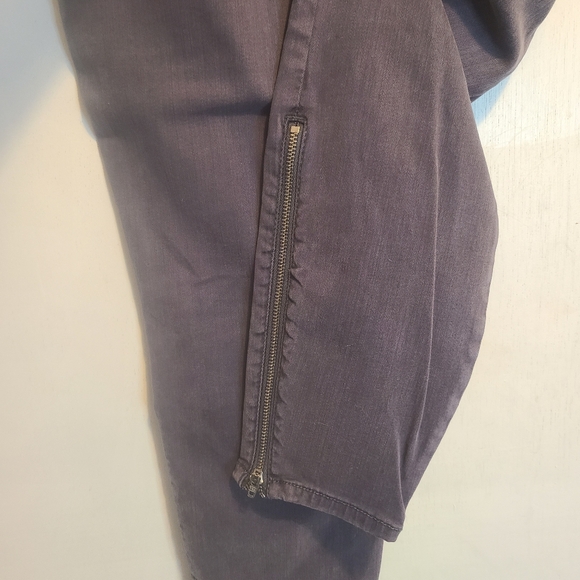 Pistola Topanga Cargo Zipper Skinny Pants Ankle Zip Charcoal Grey Women's 32 - Picture 7 of 7